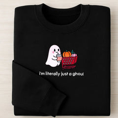 'Autumn Errands Ghoul' Crewneck Sweatshirt