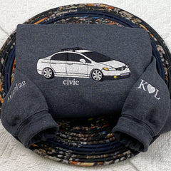 Custom Car from Photo, Embroidered T-shirts,Sweatshirt, Hoodie, Car Guy Gifts