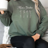 Personalized Birth Flower Mom Sweatshirt or Hoodie - TOOAI