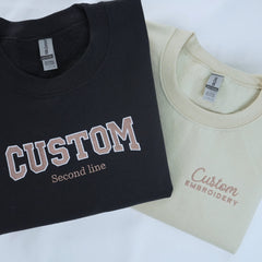 Custom Embroidered T-shirt, Make Your Own shirts for Women Men