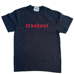 T-shirt Crashout Embroidered Comfort Color TEE, Alt Fashion, Alternative, Shirt For Gamer