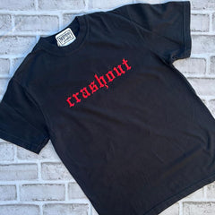 T-shirt Crashout Embroidered Comfort Color TEE, Alt Fashion, Alternative, Shirt For Gamer