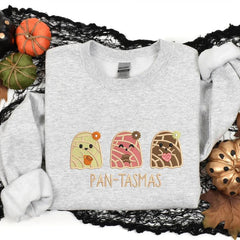Halloween Pantasmas Embroidery Sweatshirt