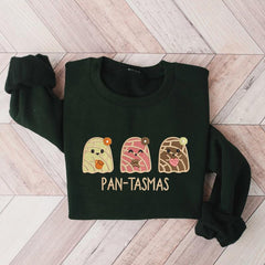 Halloween Pantasmas Embroidery Sweatshirt