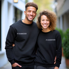 Husband and Wife Sweatshirts or Hoodies, Personalized Embroidered Gift Ideas For Married Couples