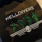 LIMITED Helldivers for Democracy EMBROIDERED GYM HOODIE