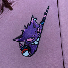 LIMITED Gengar Ghost Type EMBROIDERED ANIME HOODIE