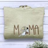 Mom Portrait Sweatshirt or Hoodie from Embroidered Photo, Meaningful Gifts for Mother's Day