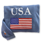 Embroidered Flag of the United States Shirt