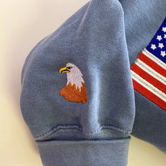 Embroidered Flag of the United States Shirt