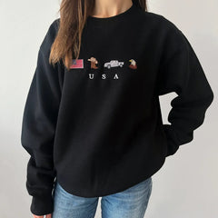 Embroidered Country Hoodie