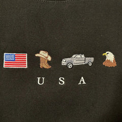 Embroidered Country Hoodie