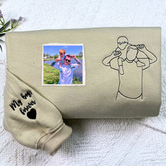 Custom Dad and Daughter Sweatshirt or Hoodie from Your Picture