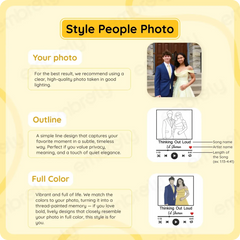 Custom Playlist Hoodie with Photo and Your Song Name