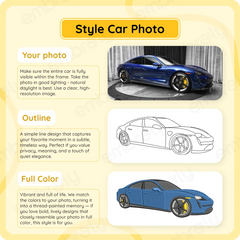 Custom Car from Photo, Embroidered T-shirts,Sweatshirt, Hoodie, Car Guy Gifts