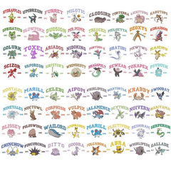 Anime Embroidered Sweatshirt, Custom Anime Poke Embroidered Sweatshirt, Anime Sweatshirt, Best Gift, Anime Poke, Anime Gift For Him