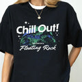 Chill Out You Live On A Floating Rock Retro Earth Tee, Grunge Existential T-shirt