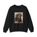 Black Jesus Crown Of Thorns Vintage Graphic Tee Sweatshirt Hoodie