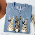 Three Cute Rabbits Short-Sleeve Hooded Sweatshirt - Holiday Gift