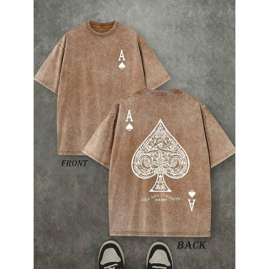♠️ Ace of Spades Vintage Washed Unisex Tee