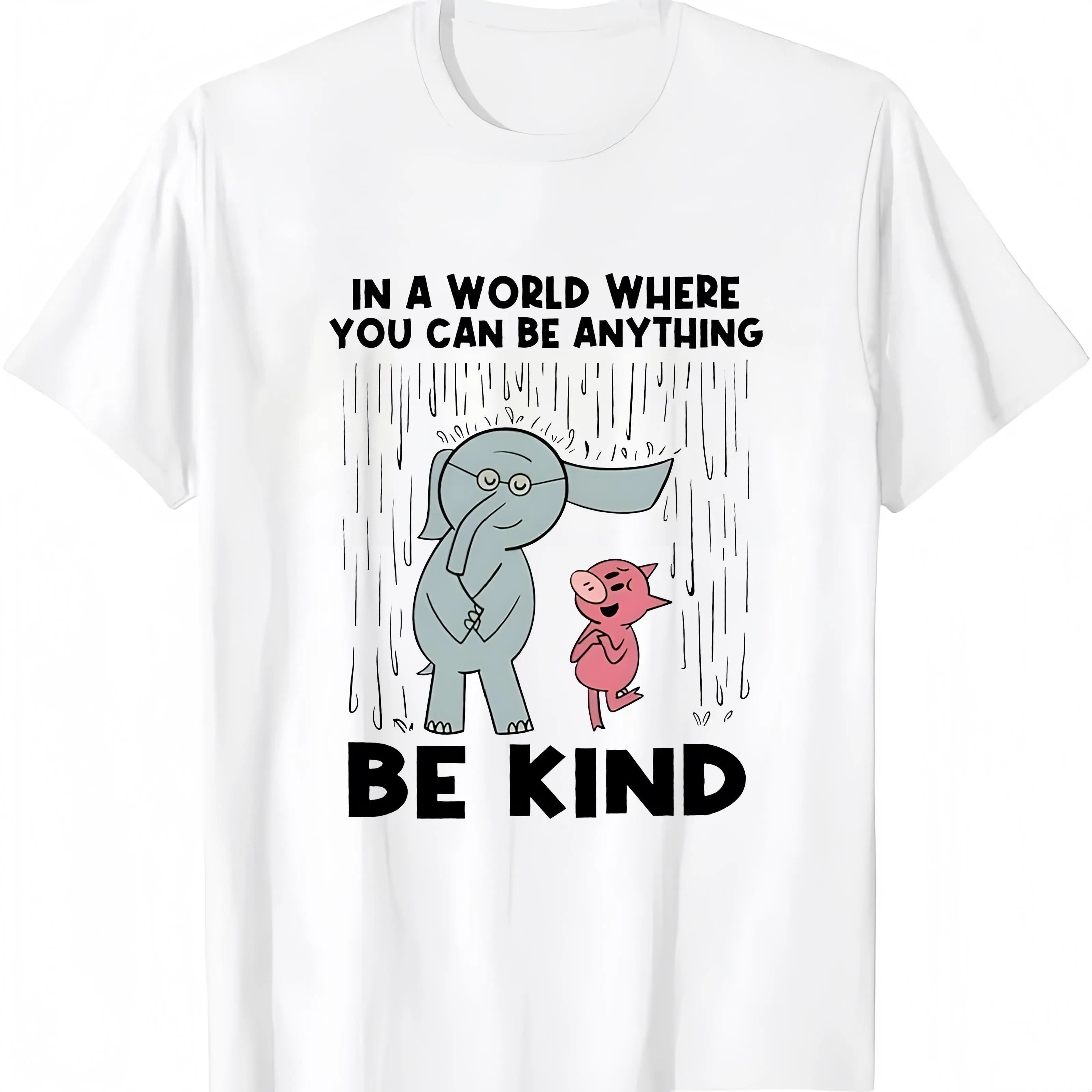 Be Kind Elephant & Piggie Cute Cartoon Kindness T-Shirt Sweatshirt Hoodie
