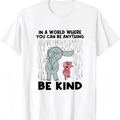 Be Kind Elephant & Piggie Cute Cartoon Kindness T-Shirt Sweatshirt Hoodie