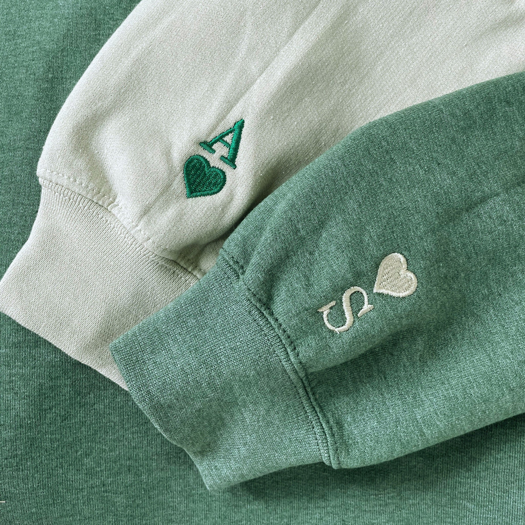 Couple Coding Sweatshirt or Hoodie, Personalized Embroidered Wedding Gifts For Couple