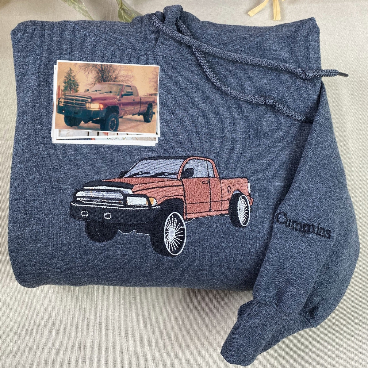 Custom Embroidered Car Sweatshirt or Hoodie, Anniversary Gifts for Car Boyfriend