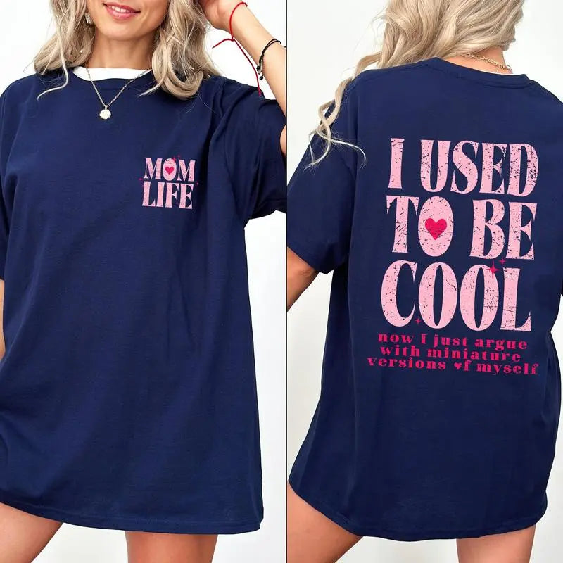 Mother's Day Humorous Self-Deprecating Short-Sleeve Hoodie Sweatshirt Holiday Gift