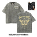Vintage Washed Bad Omens Moth Tee, Gothic Aesthetic
