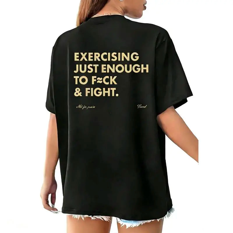 xercising Just Enough Funny Gym Hoodie tee sweatshirt