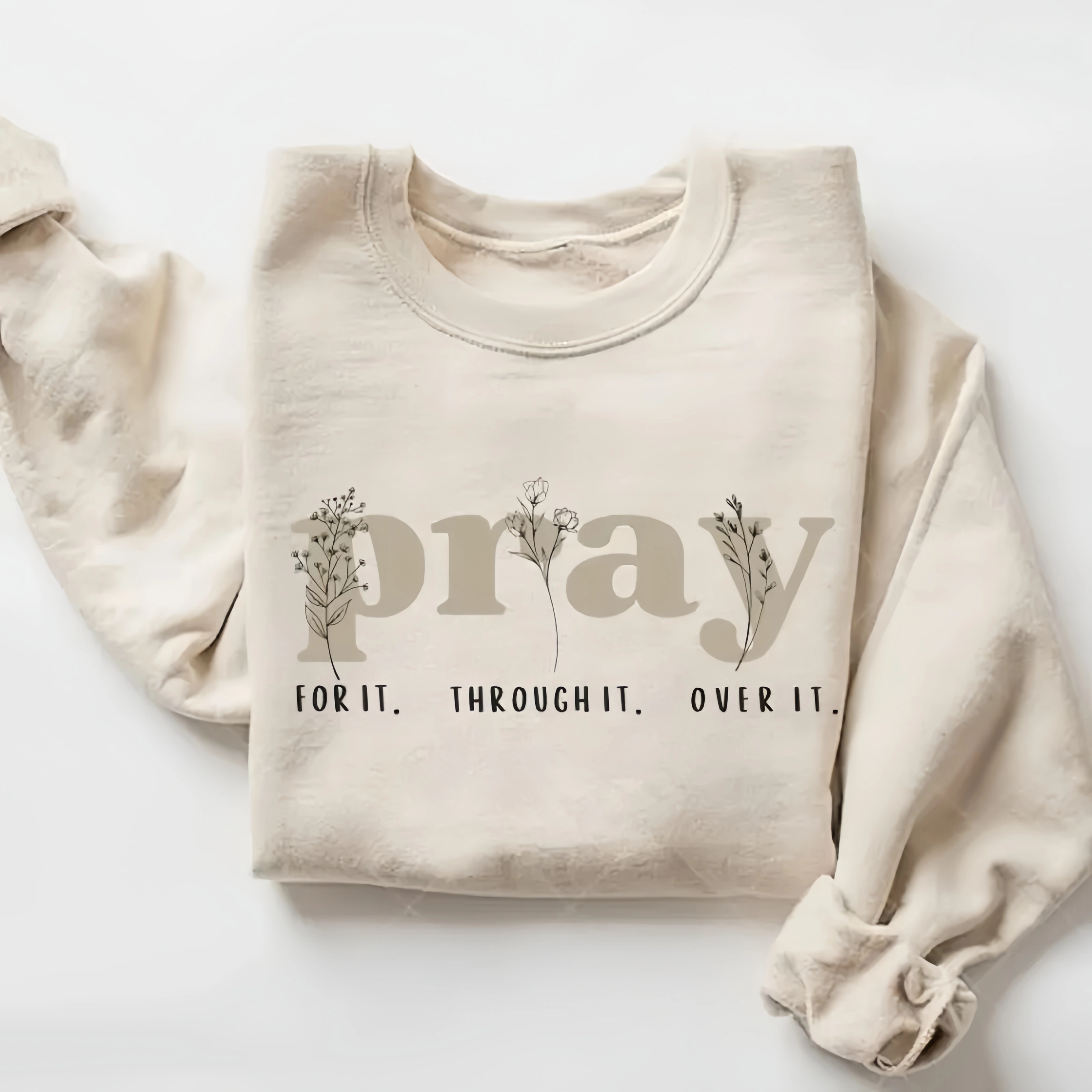 Faith Prayer Short-Sleeve Sweatshirt Hoodie Gift