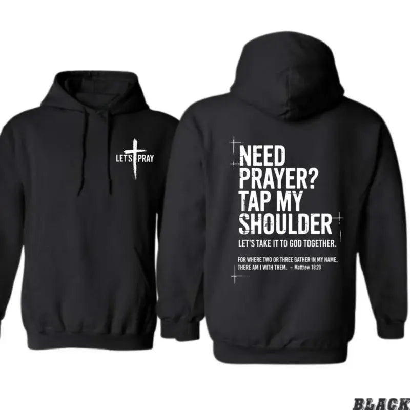 Let's Pray | Faith-Based Graphic Hoodie sweatshirt tee