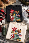 Macy’s Parade Day Embroidered Sweatshirt 🦃 NYC Thanksgiving Graphic Crewneck
