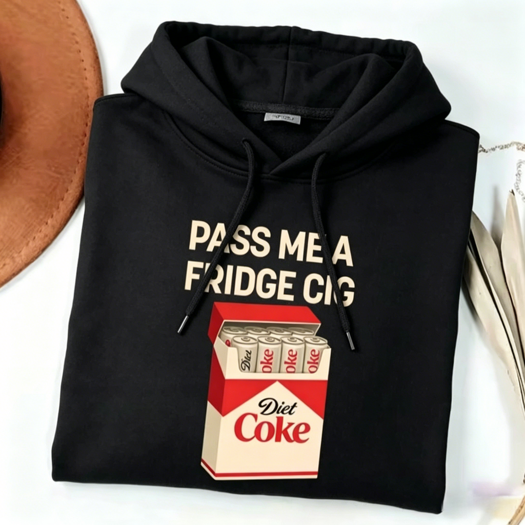 Funny Coke Fridge Cig Graphic Tee Retro Soda Lover T-Shirt Sweatshirt hoodie