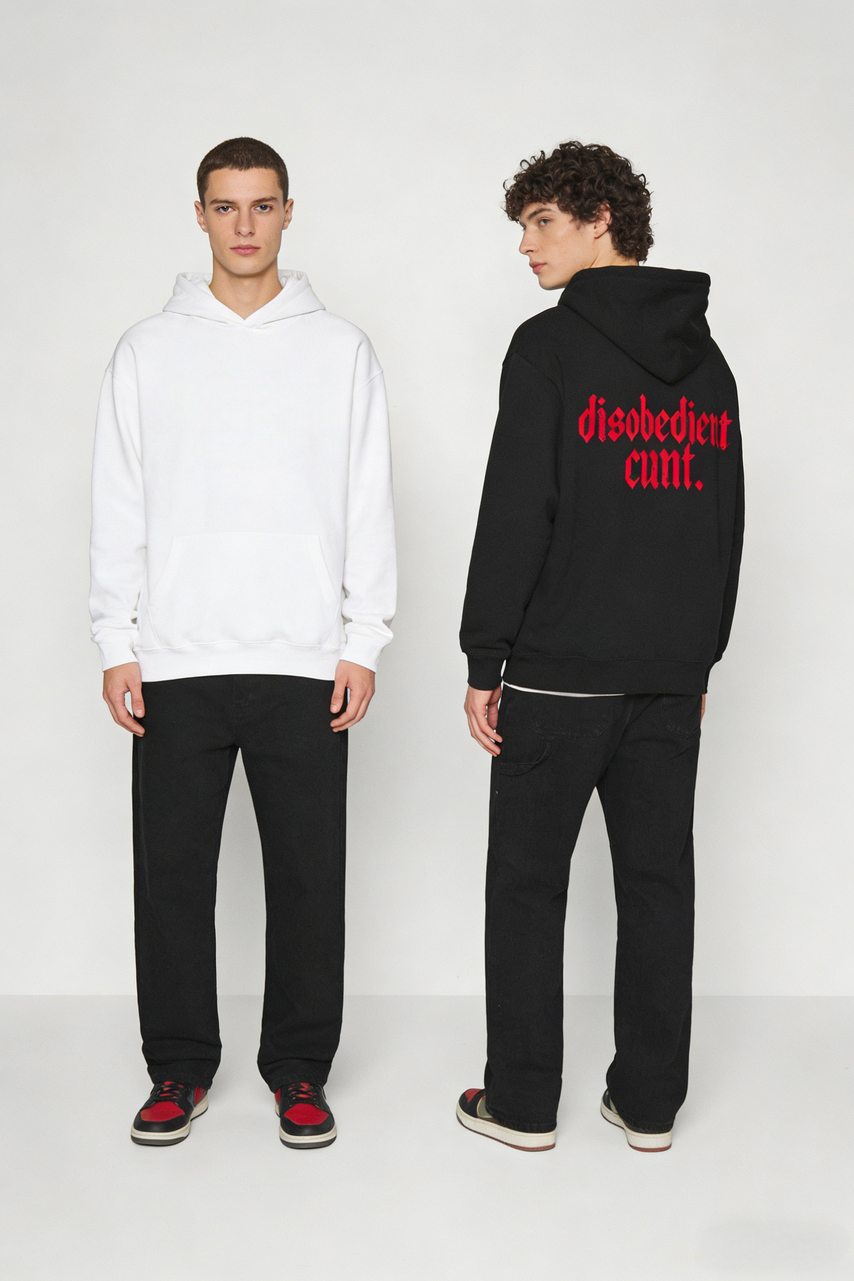Disobedient Cunt Edgy Hoodie sweatshirt Tee Bold Statement Streetwear 7-Day Free Returns & Global Shipping