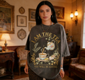 I Am The Tea Vintage Graphic T-Shirt hoodie sweatshirt for Women – Funny Aesthetic Cute Casual Tee hoodie sweatshirt