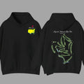 Augusta National Golf Course Map Hoodie Sweatshirt Tee Masters Tournament Inspired Green Hoodie