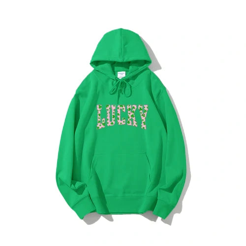 Lucky Short-Sleeve Hoodie Sweatshirt Holiday Gift St. Patrick's Day