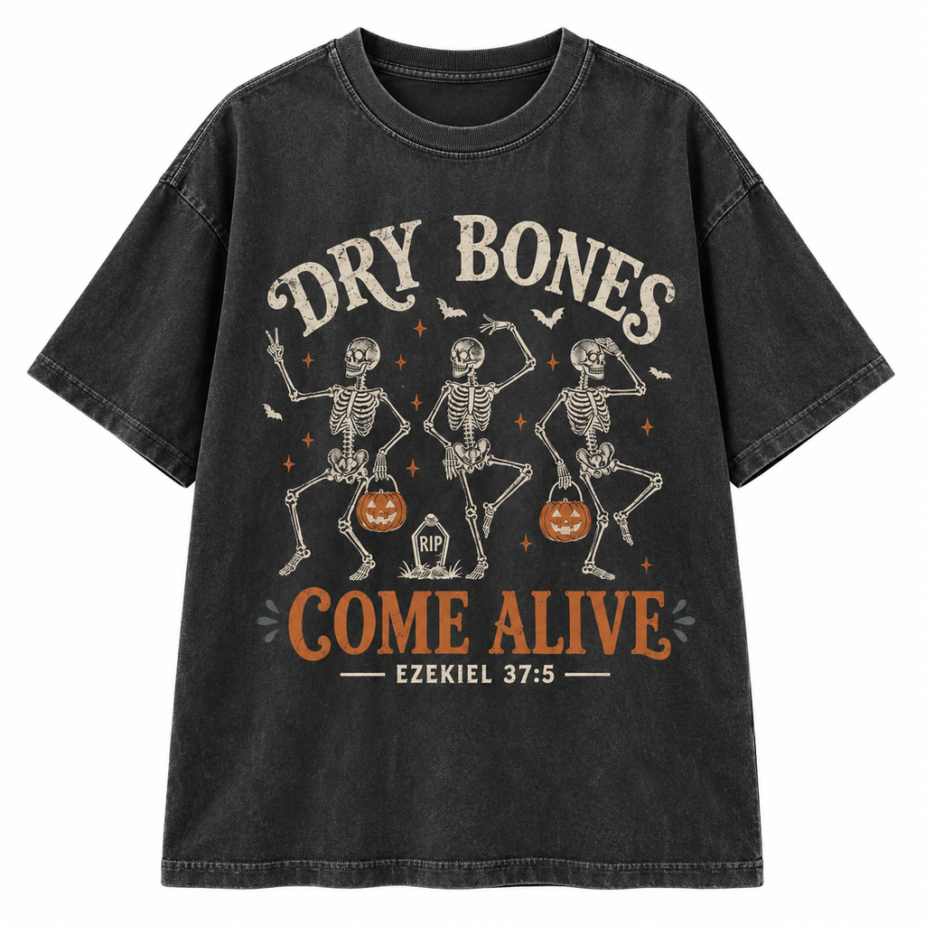 Dry Bones Come Alive Christian Halloween TShirt