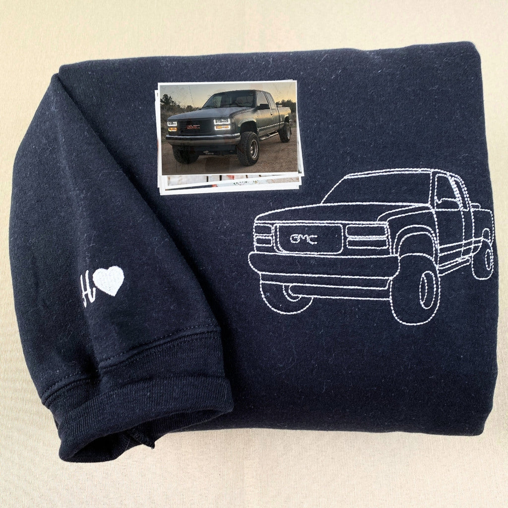 Custom Car from Photo, Embroidered  T-shirts,Sweatshirt, Hoodie, Car Guy Gifts