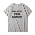 Mother's Day Gift Short-Sleeve Hoodie Sweatshirt with Humorous Parent-Child Theme