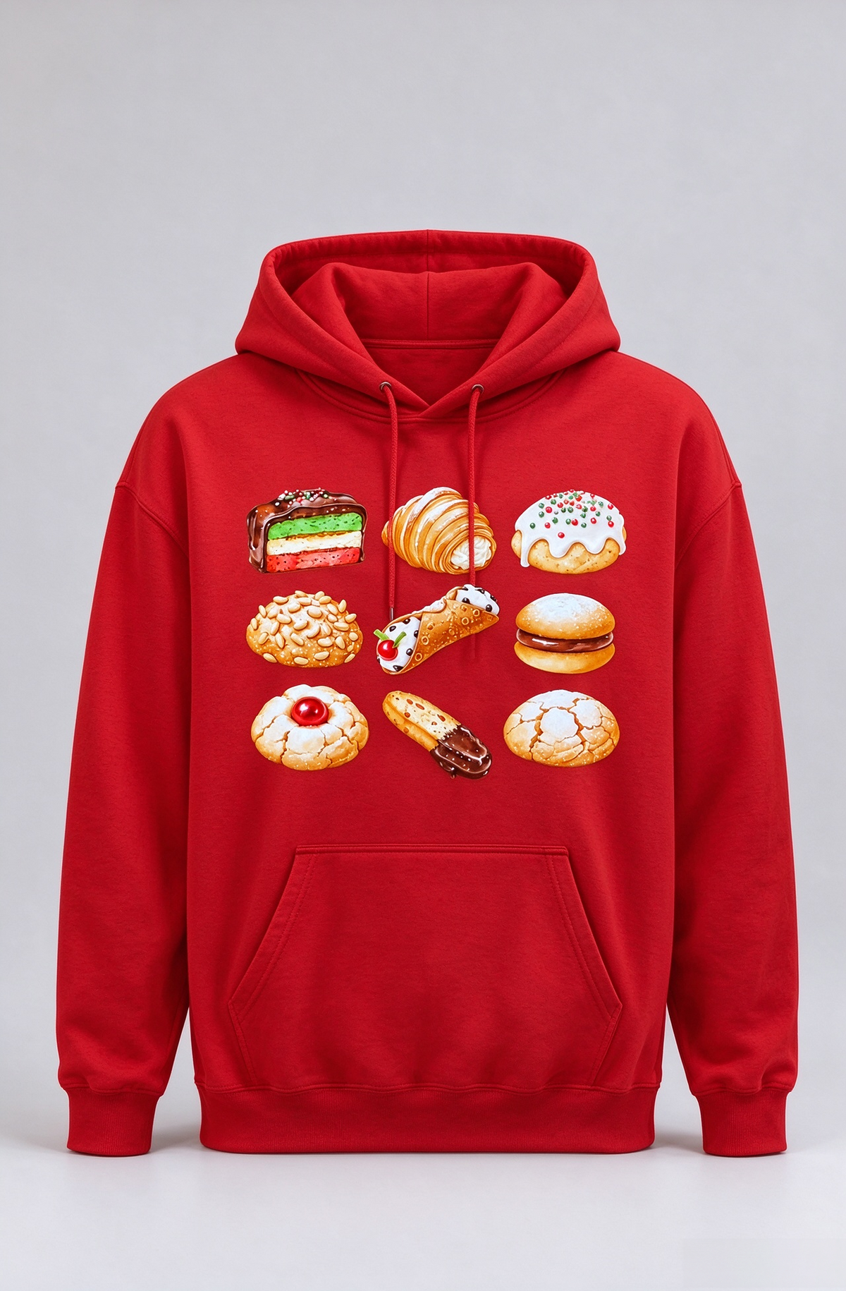 Yummy Italian Dessert Sweatshirt & Tee Hoodie 🍰🥐