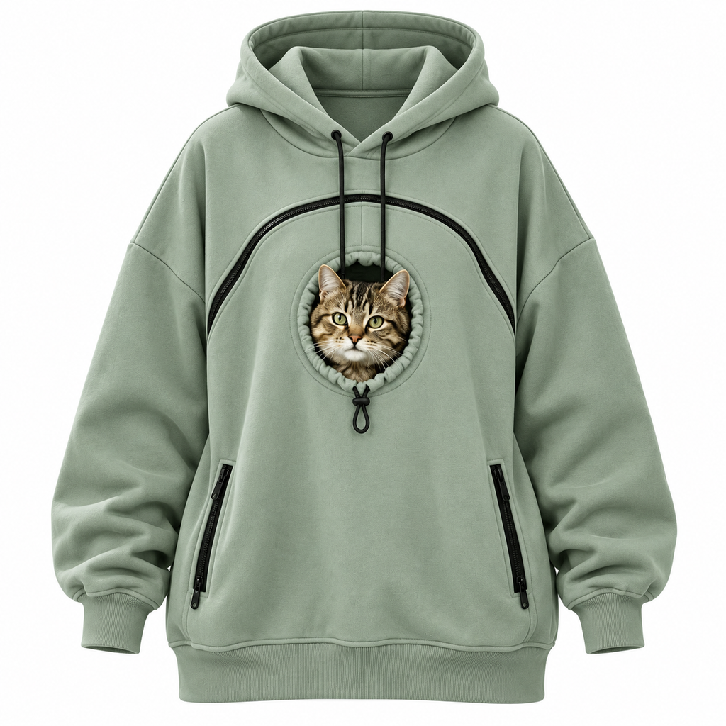 Pet Carrier Hoodie for Women — Professional Clothing Dog Clothes