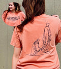 If You’re Hanging On A Thread Christian Vintage Tee | Matthew 9:20-22 Faith Shirt