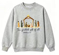 Honor the true spirit of Christmas with our Nativity Scene Crewneck Sweatshirt ✝️