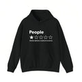 “People” 1-Star Review T-Shirt Sweatshirt Hoodie Funny, Sarcastic Introvert Tee