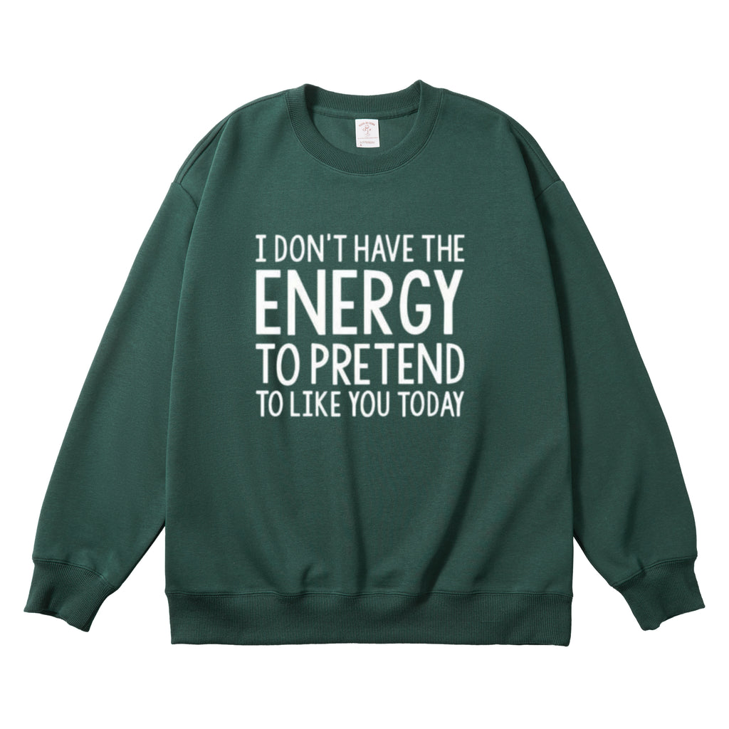 Humor & Authenticity Short-Sleeve Hoodie I'm too tired to pretend I like you
