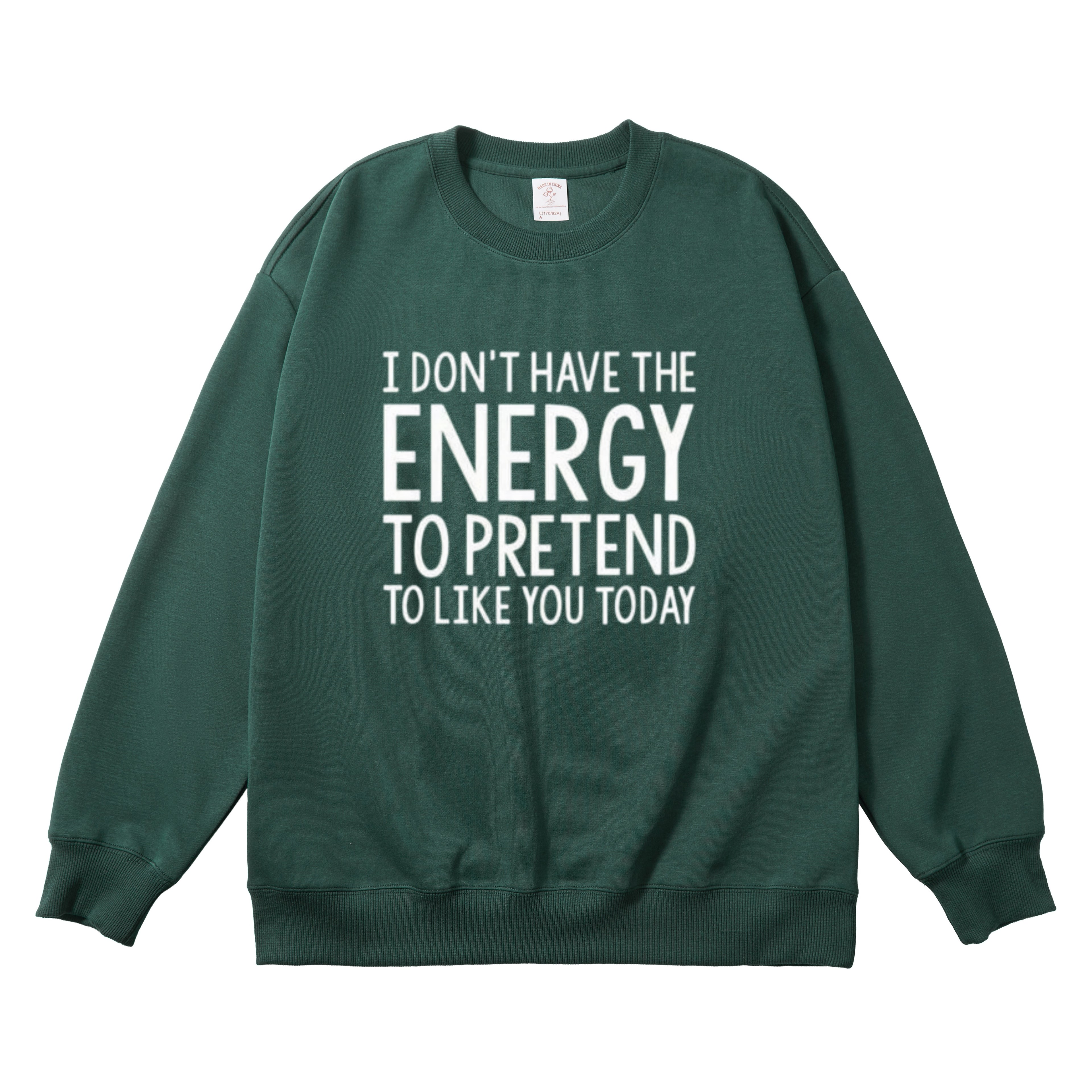 Humor & Authenticity Short-Sleeve Hoodie I'm too tired to pretend I like you