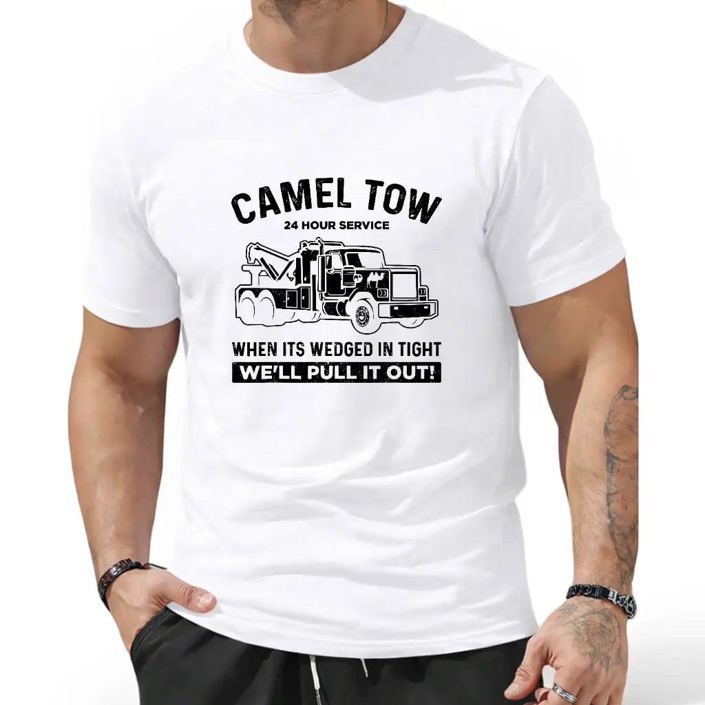 Camel Tow 24hr Towing Truck Vintage Distressed Graphic T-Shirt Sweatshirt Hoodie